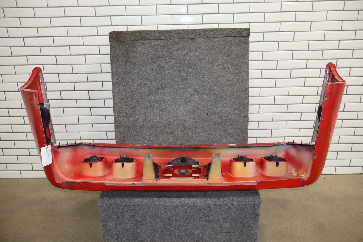 1991-1996 C4 Corvette Base Model OEM Rear Bumper W/Lights Finish Panel Bright Red