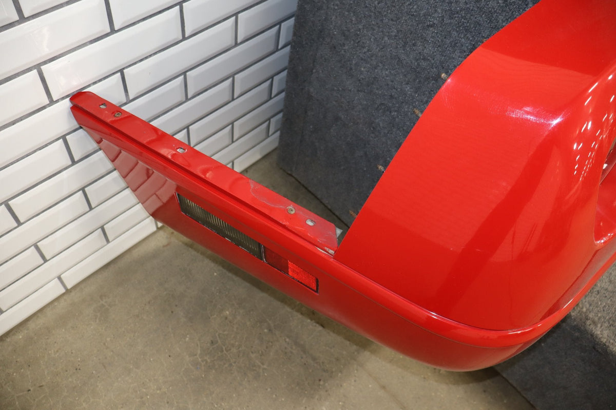 1991-1996 C4 Corvette Base Model OEM Rear Bumper W/Lights Finish Panel Bright Red