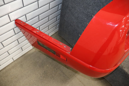 1991-1996 C4 Corvette Base Model OEM Rear Bumper W/Lights Finish Panel Bright Red