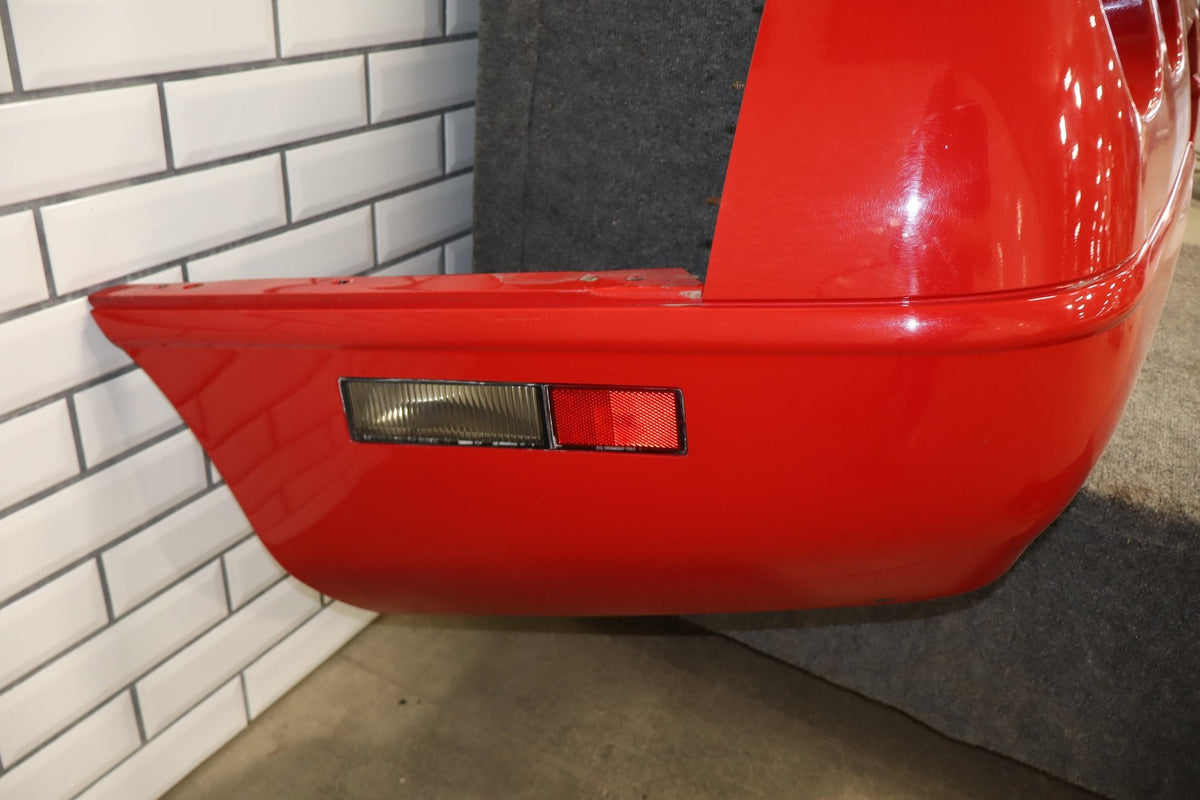 1991-1996 C4 Corvette Base Model OEM Rear Bumper W/Lights Finish Panel Bright Red