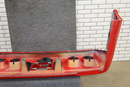1991-1996 C4 Corvette Base Model OEM Rear Bumper W/Lights Finish Panel Bright Red