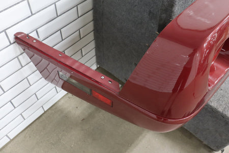 1991-1996 C4 Corvette Base Model OEM Rear Bumper W/Lights Finish Panel Dark Red
