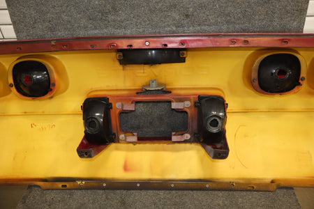 1991-1996 C4 Corvette Base Model OEM Rear Bumper W/Lights Finish Panel Dark Red