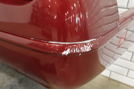 1991-1996 C4 Corvette Base Model OEM Rear Bumper W/Lights Finish Panel Dark Red