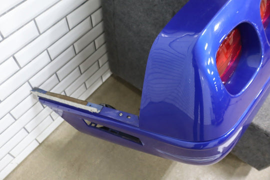 1991 - 1996 C4 Corvette Rear Bumper W/Lights Finish Panel Dark Blue OEM