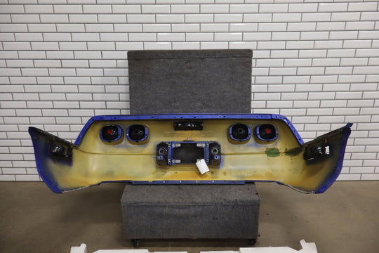 1991 - 1996 C4 Corvette Rear Bumper W/Lights Finish Panel Dark Blue OEM