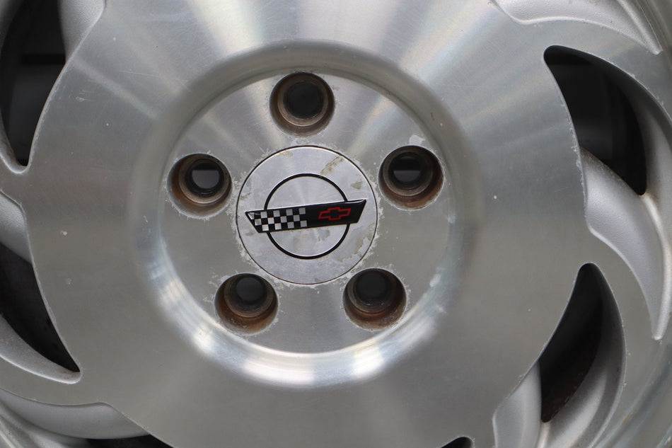 1991-1996 C4 Corvette Single (1) Left Front 17x8.5 Directional Blade Wheel