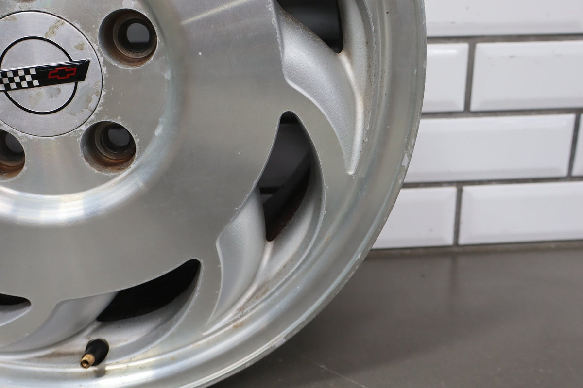 1991-1996 C4 Corvette Single (1) Left Front 17x8.5 Directional Blade Wheel