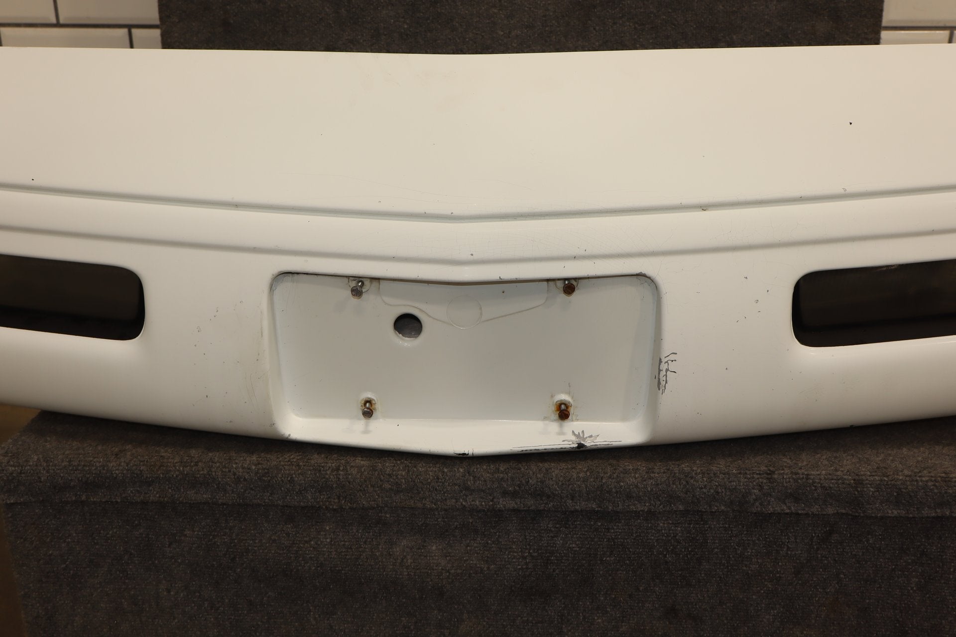 1991-1996 Chevrolet Corvette C4- Front Bumper W/ Lamps Artic White 10