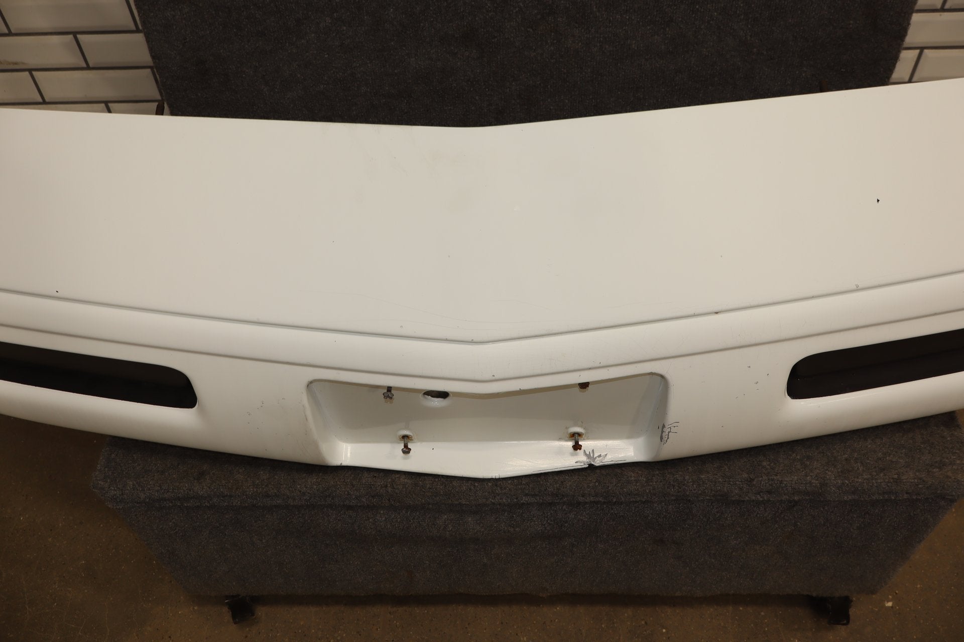 1991-1996 Chevrolet Corvette C4- Front Bumper W/ Lamps Artic White 10