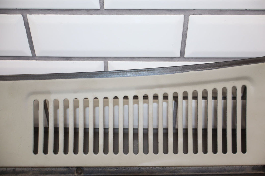 1991 - 1997 Toyota Land Cruiser FJ80 Metal Front Center Cowl Vent Panel (Gray)