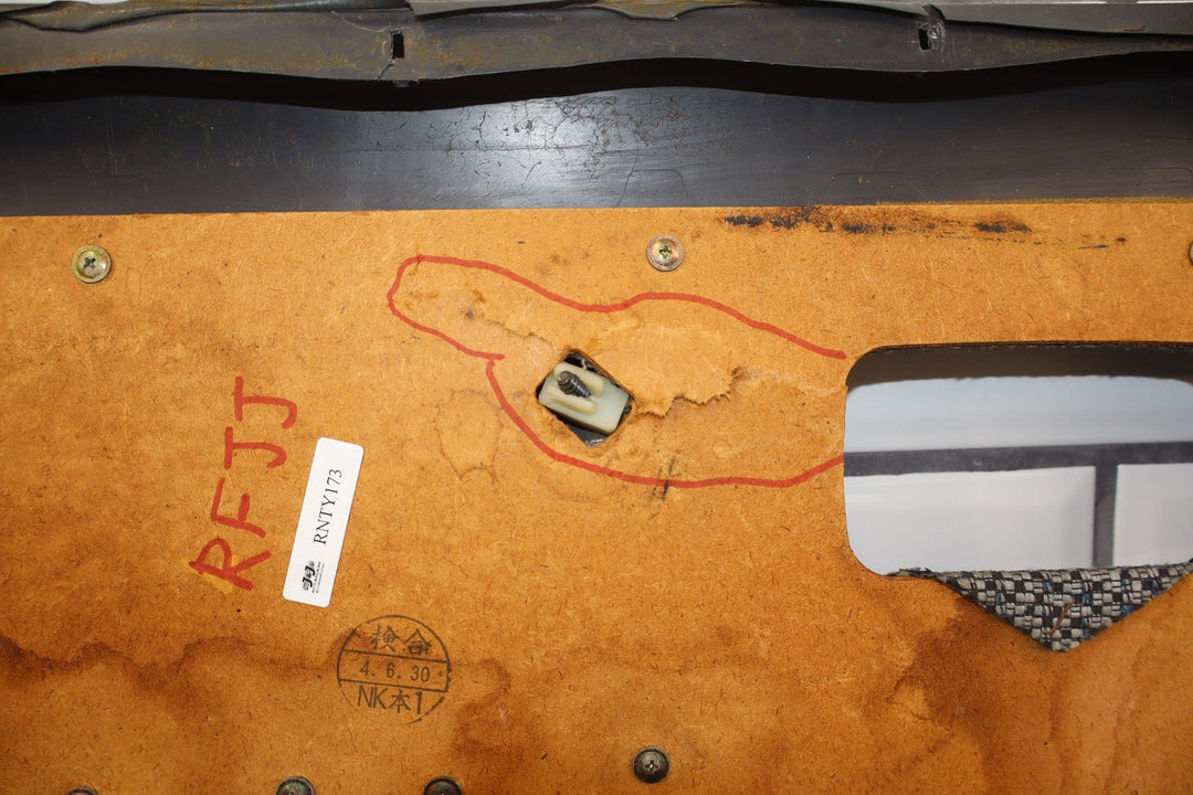 1991 - 1997 Toyota Land Cruiser Front Right Interior Door Trim Panel (Gray FD10)