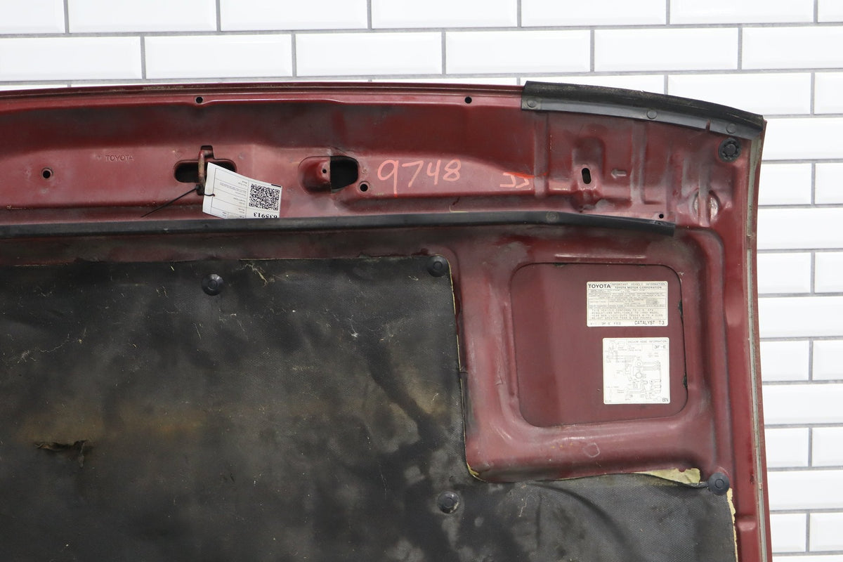 1991-1997 Toyota Land Cruiser Hood Medium Red Pearl 3H4 5330160250