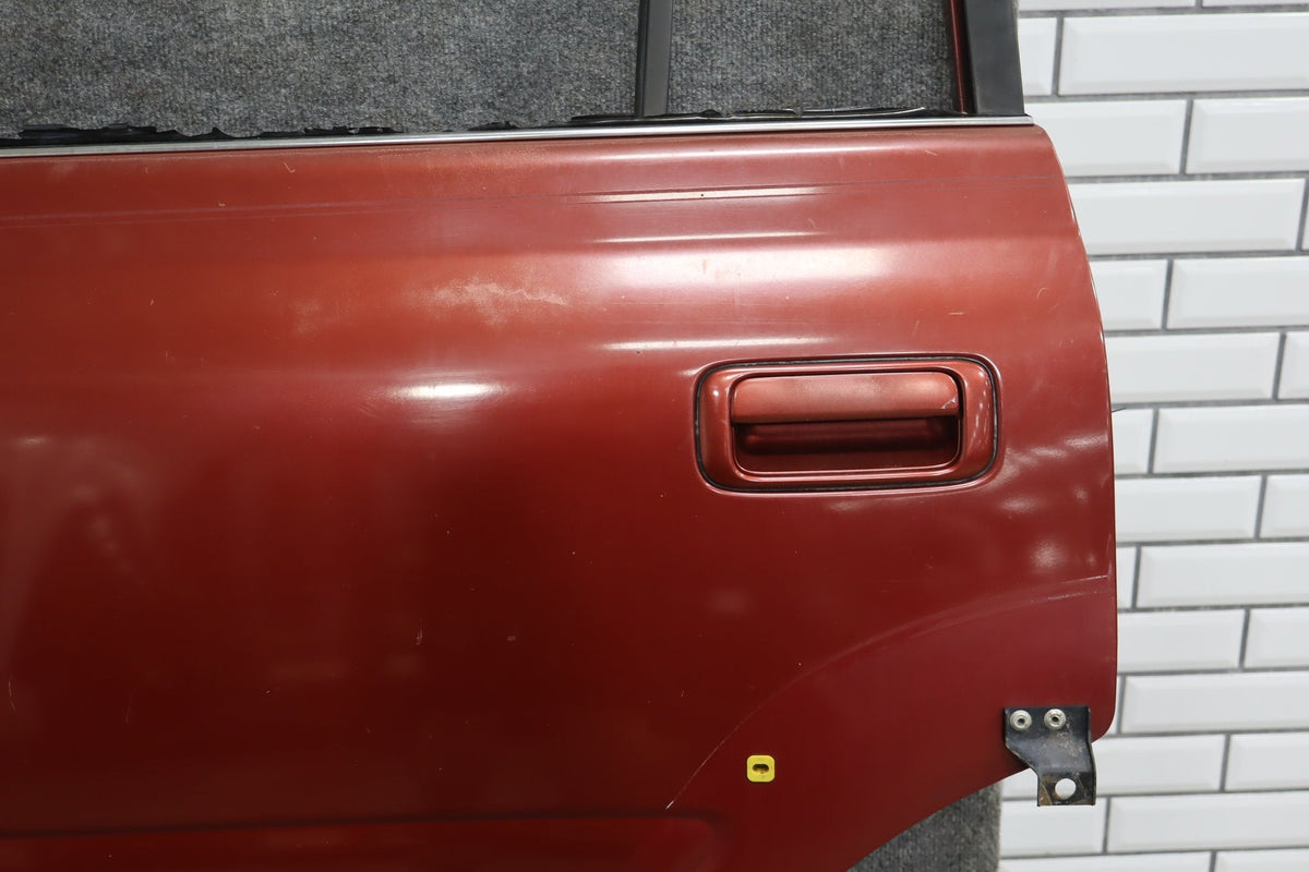 1991-1997 Toyota Land Cruiser Left Rear Door Medium Red Pearl ( 3H4 ) 6700360111