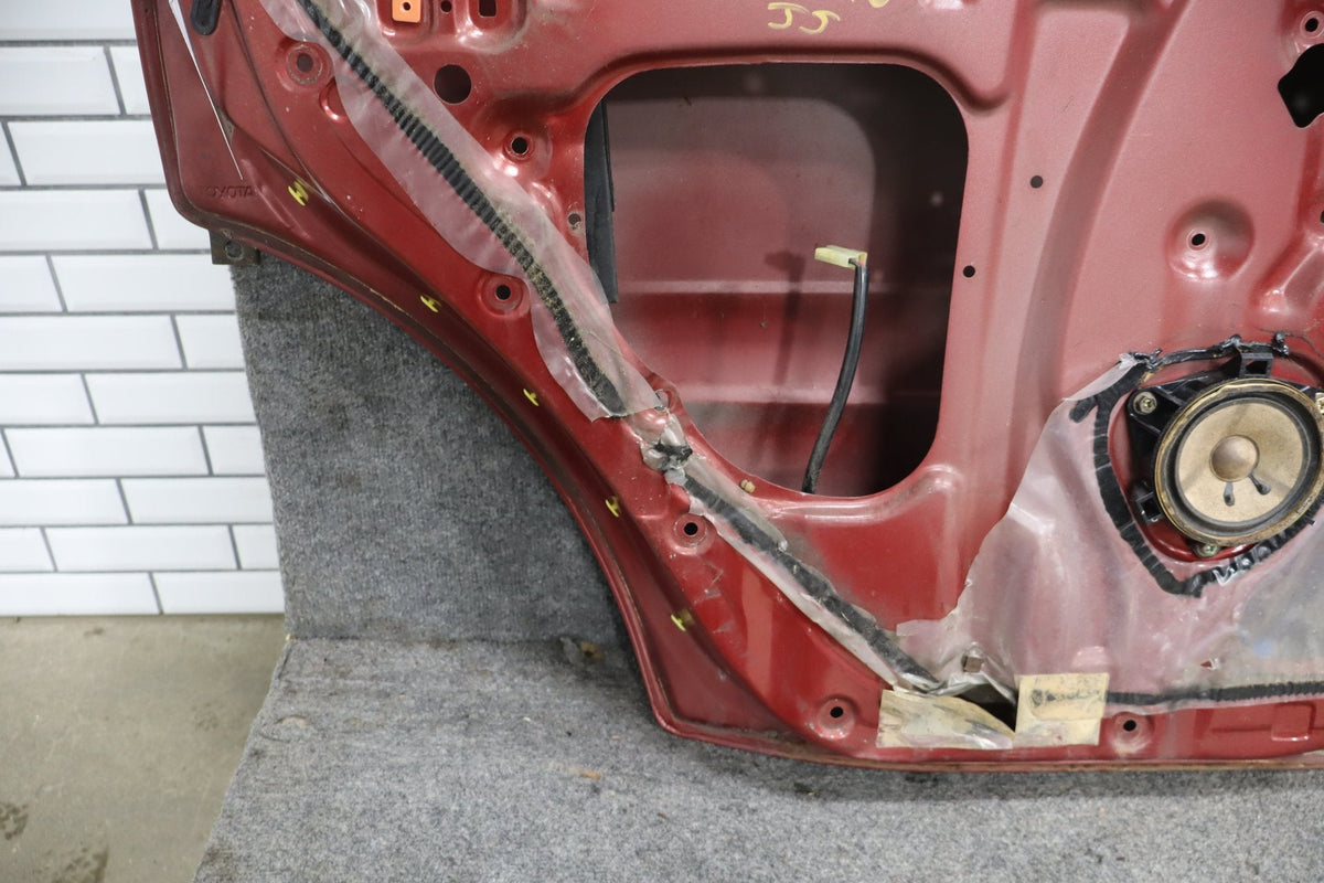1991-1997 Toyota Land Cruiser Left Rear Door Medium Red Pearl ( 3H4 ) 6700360111