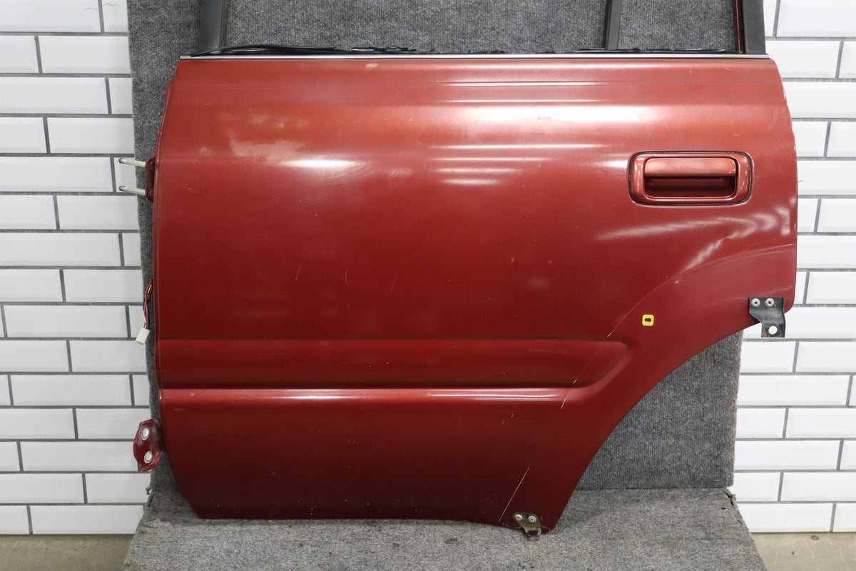 1991-1997 Toyota Land Cruiser Left Rear Door Medium Red Pearl ( 3H4 ) 6700360111