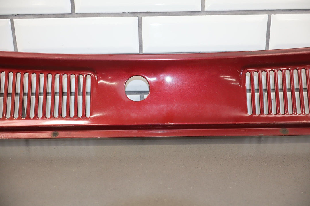 1991 - 1997 Toyota Land Cruiser Metal Front Center Cowl Vent Panel Med Red (3H4)