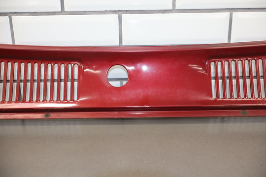 1991 - 1997 Toyota Land Cruiser Metal Front Center Cowl Vent Panel Med Red (3H4)