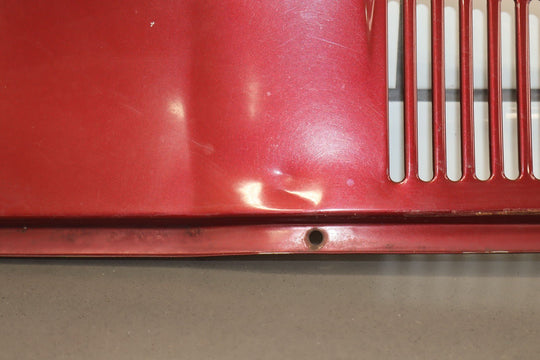 1991 - 1997 Toyota Land Cruiser Metal Front Center Cowl Vent Panel Med Red (3H4)