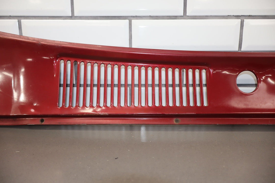 1991 - 1997 Toyota Land Cruiser Metal Front Center Cowl Vent Panel Med Red (3H4)