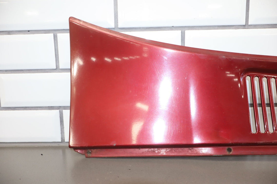 1991 - 1997 Toyota Land Cruiser Metal Front Center Cowl Vent Panel Med Red (3H4)