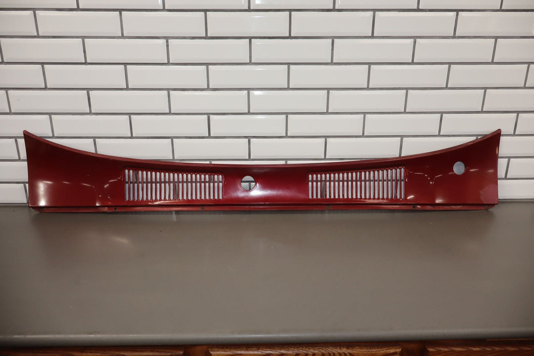 1991 - 1997 Toyota Land Cruiser Metal Front Center Cowl Vent Panel Med Red (3H4)