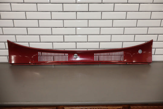 1991 - 1997 Toyota Land Cruiser Metal Front Center Cowl Vent Panel Med Red (3H4)