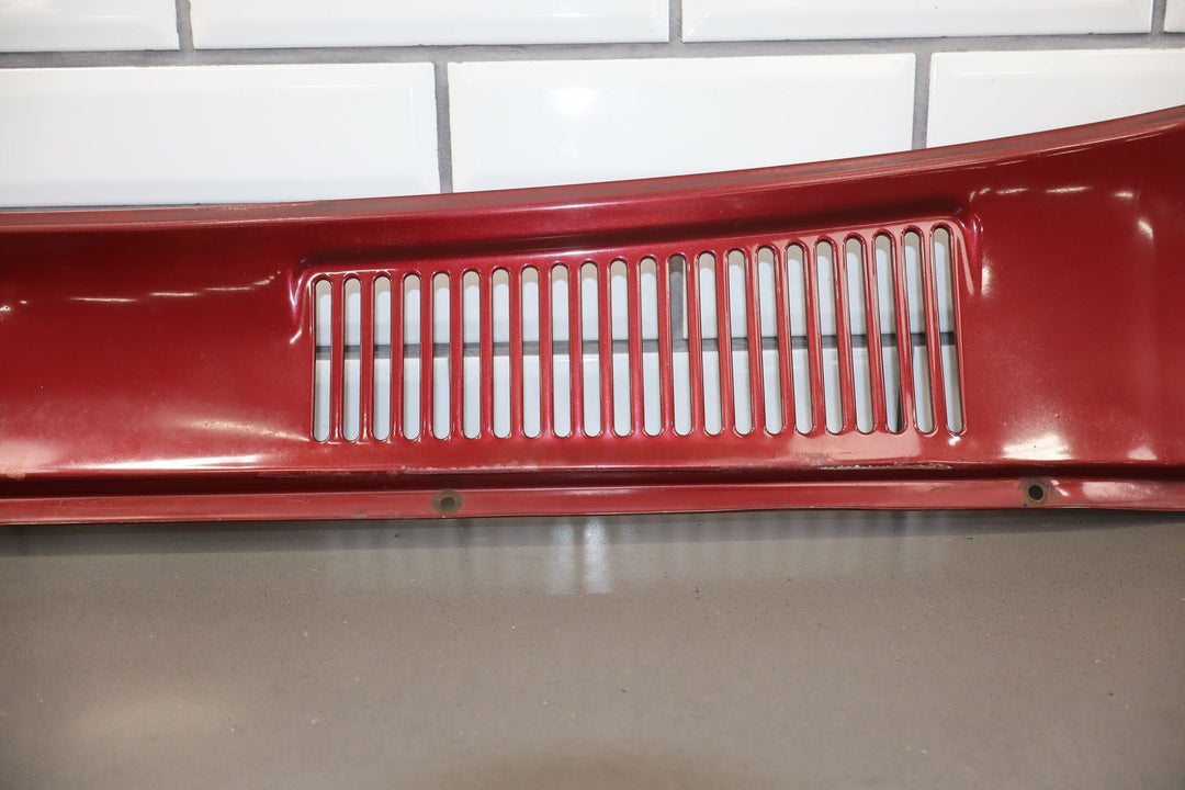 1991 - 1997 Toyota Land Cruiser Metal Front Center Cowl Vent Panel Med Red (3H4)