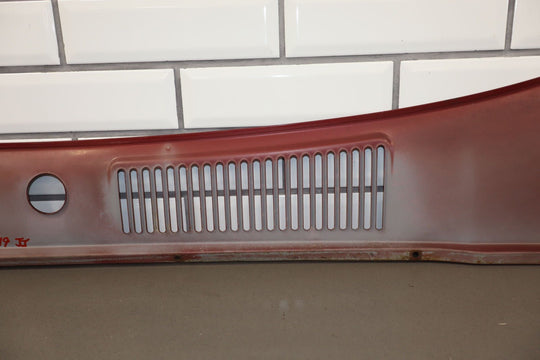 1991 - 1997 Toyota Land Cruiser Metal Front Center Cowl Vent Panel Med Red (3H4)