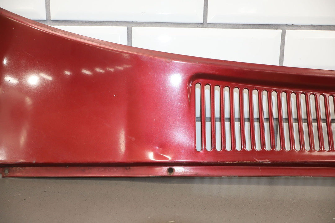 1991 - 1997 Toyota Land Cruiser Metal Front Center Cowl Vent Panel Med Red (3H4)