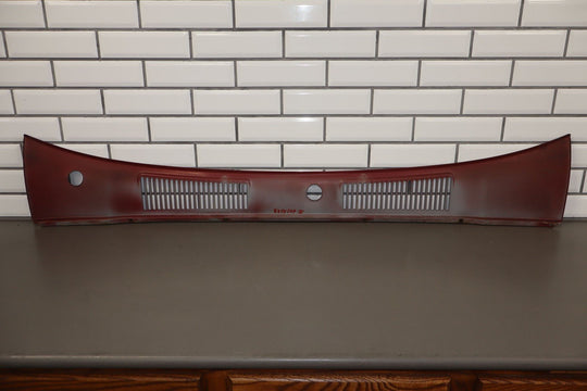 1991 - 1997 Toyota Land Cruiser Metal Front Center Cowl Vent Panel Med Red (3H4)