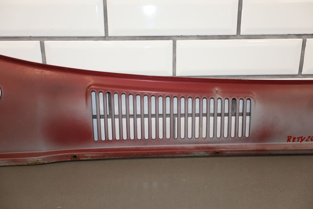 1991 - 1997 Toyota Land Cruiser Metal Front Center Cowl Vent Panel Med Red (3H4)
