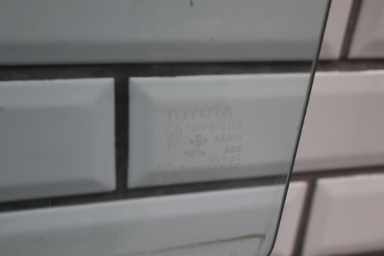 1991 - 1997 Toyota LandCruiser REAR Left Driver Door Window Glass Only