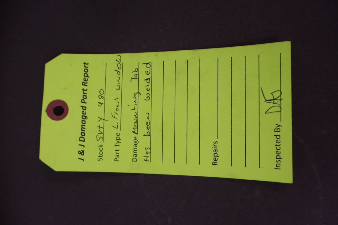 1991 - 1998 Toyota Land Cruiser Left Front Door Window 6811160060 OEM