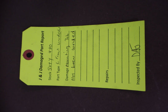 1991 - 1998 Toyota Land Cruiser Left Front Door Window 6811160060 OEM