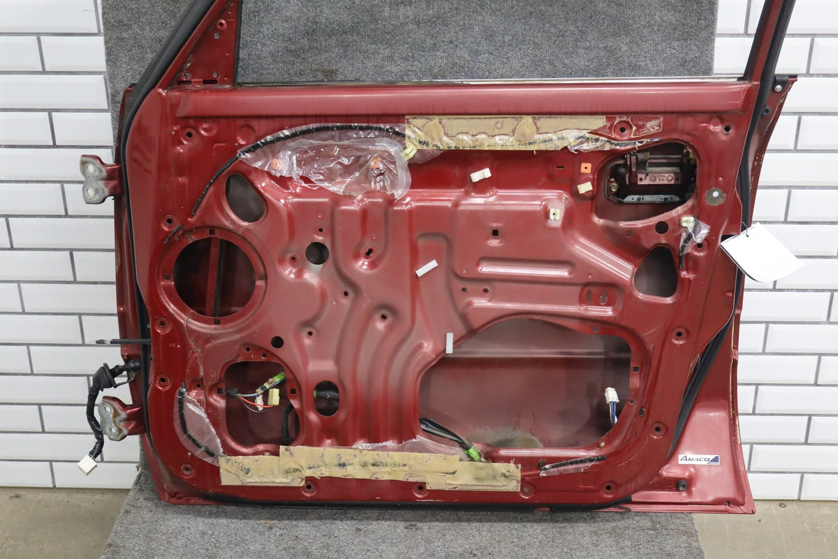 1991-1998 Toyota Land Cruiser Right Front Door Medium Red Pearl 3H4 6700160351