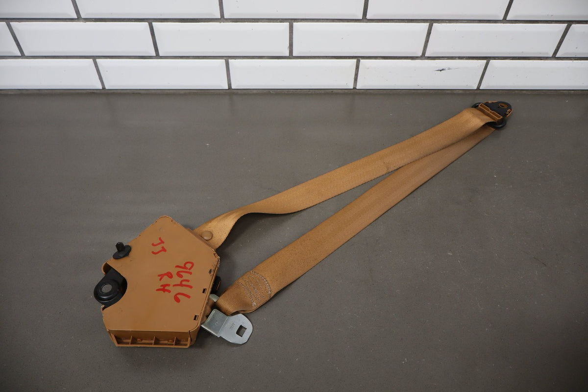 1991 Chevrolet Corvette C4 Coupe Pair- Seat Belts Saddle