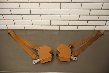 1991 Chevrolet Corvette C4 Coupe Pair- Seat Belts Saddle