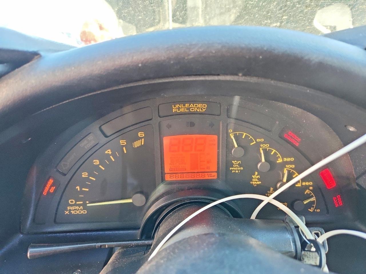 1992-1993 Chevrolet Corvette C4 Digital Speedometer 89925 Miles
