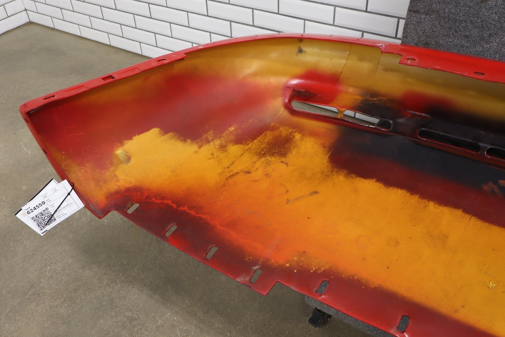 1992-1995 Dodge Viper R/T-10 Rear Bumper Viper Red PRN