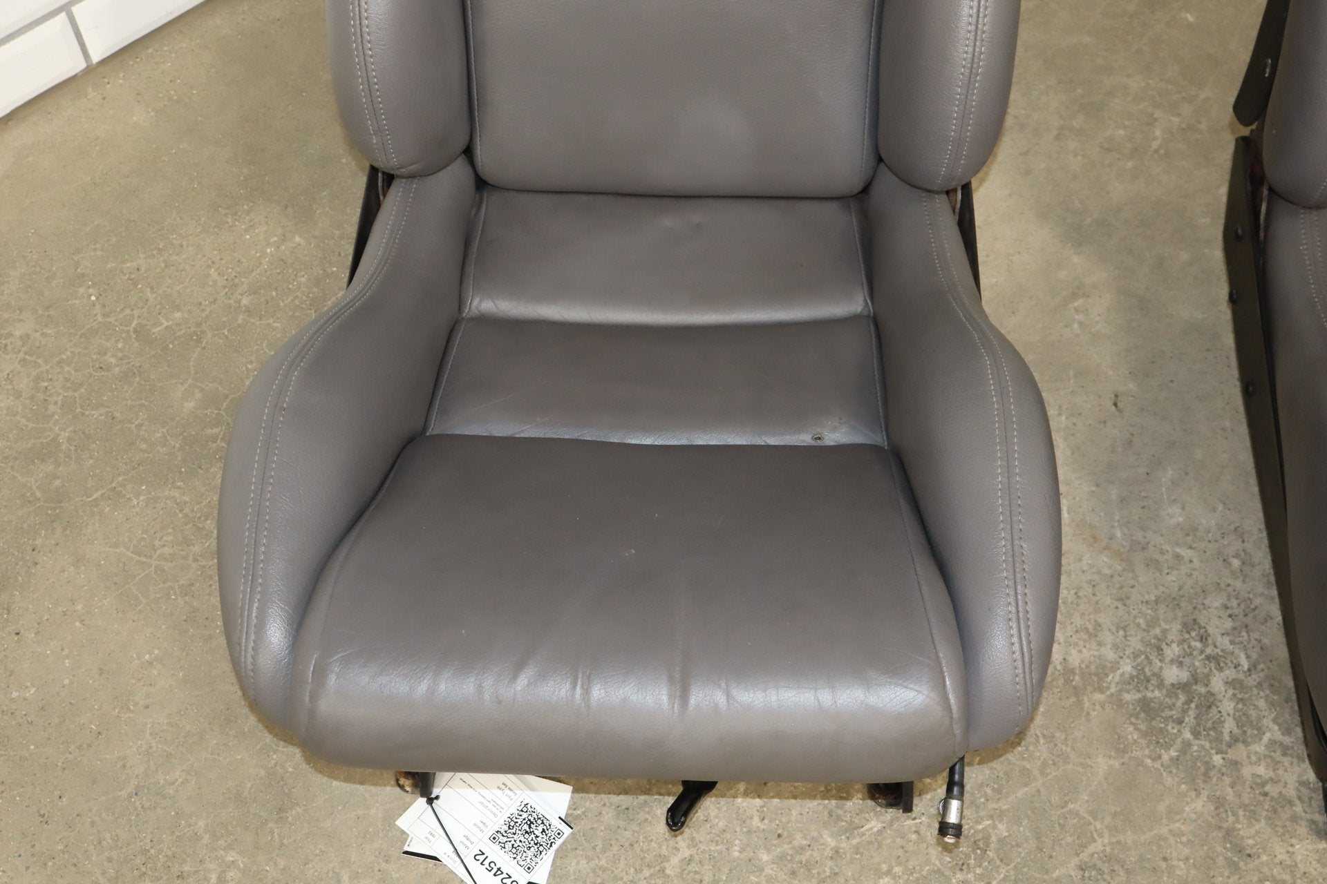 1992-1995 Dodge Viper RT/10 Gray Leather Seats Pair OEM Low Mile 15k