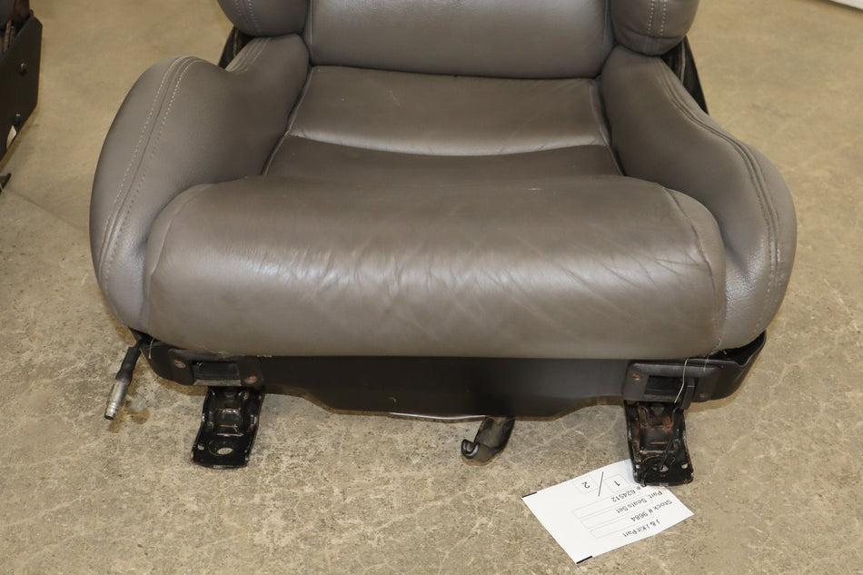 1992-1995 Dodge Viper RT/10 Gray Leather Seats Pair OEM Low Mile 15k