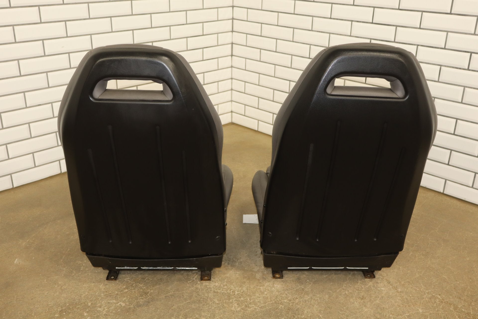 1992-1995 Dodge Viper RT/10 Gray Leather Seats Pair OEM Low Mile 15k