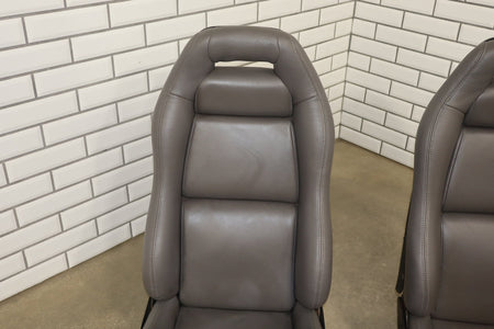 1992-1995 Dodge Viper RT/10 Gray Leather Seats Pair OEM Low Mile 15k
