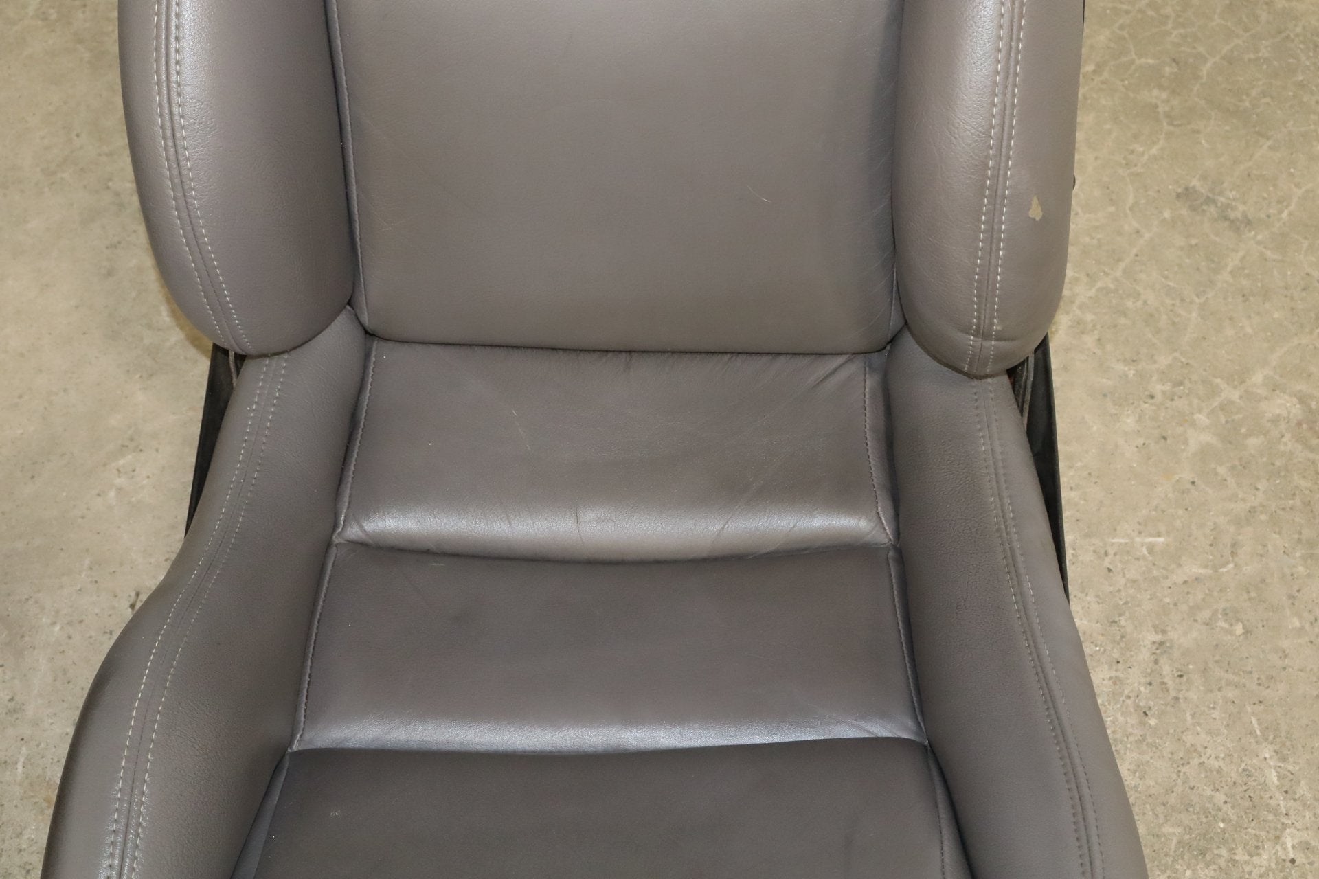 1992-1995 Dodge Viper RT/10 Gray Leather Seats Pair OEM Low Mile 15k