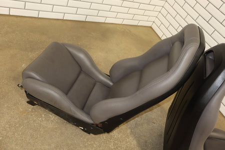 1992-1995 Dodge Viper RT/10 Gray Leather Seats Pair OEM Low Mile 15k