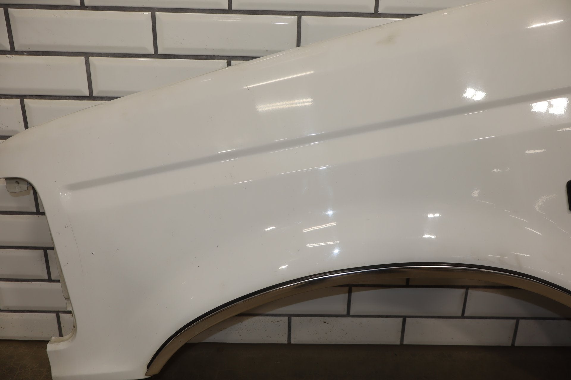 1992-1997 Ford Series OBS F150 F250 F350 Driver Left LH Fender Oxford White