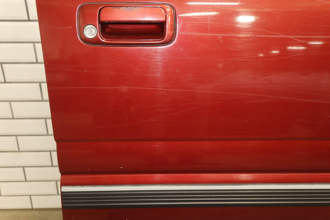 1992 - 1997 Toyota LandCruiser Right Passenger Front Door Shell *Med Red Pearl 3H4