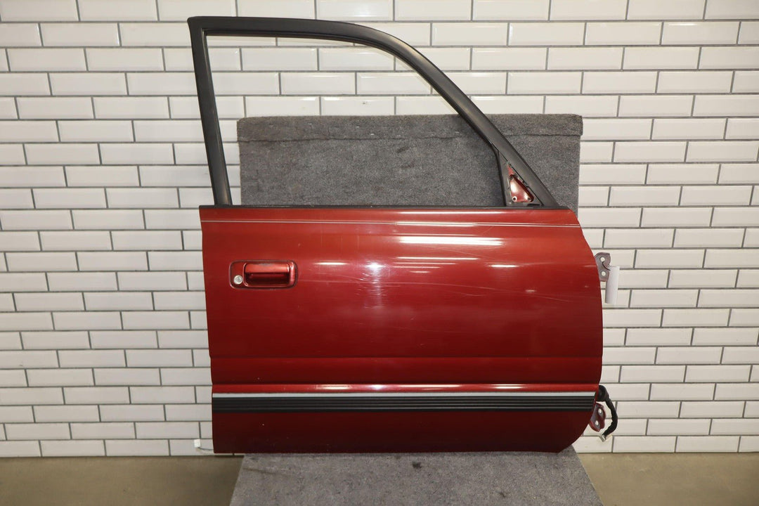 1992 - 1997 Toyota LandCruiser Right Passenger Front Door Shell *Med Red Pearl 3H4