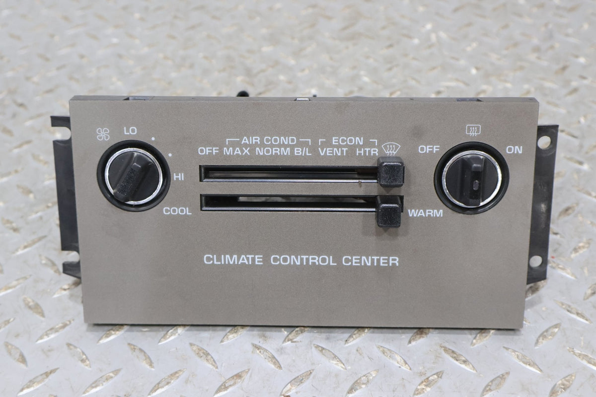 1992 Chevrolet Caprice- Heater/AC Controls